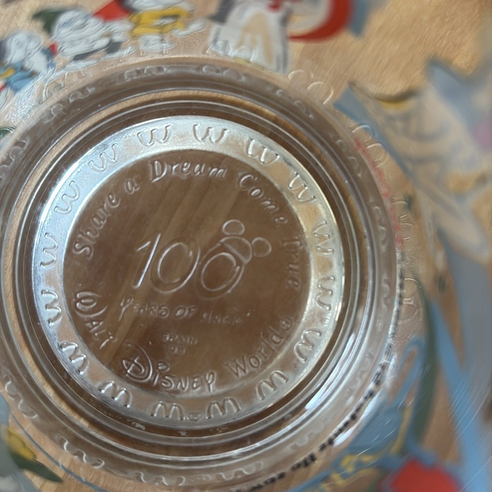 Disney World 100 Year Anniversary McDonald's Collectors Glass 2000 Collectible - Picture 8 of 8
